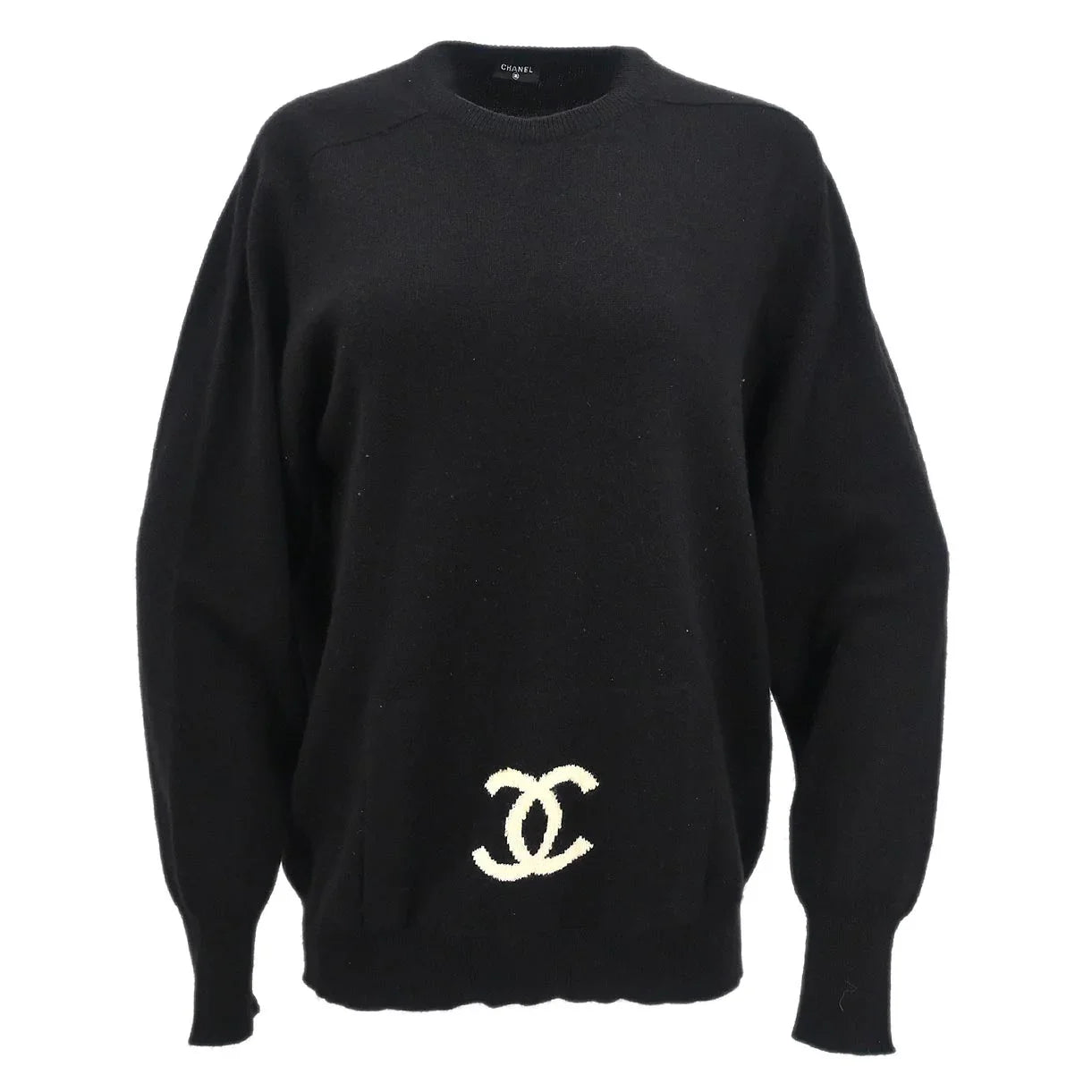 Chanel CC Logo Sweater Black