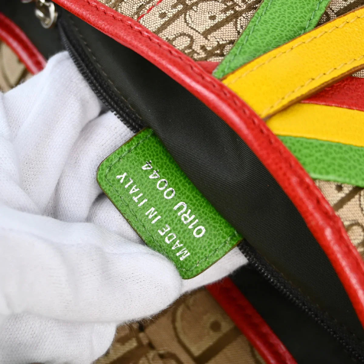 Christian Dior 2004 Rasta Trotter Saddle Handbag