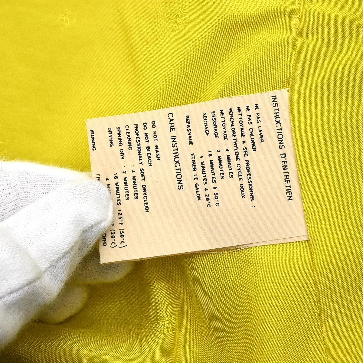 Chanel 1994 Collarless Jacket Yellow #38