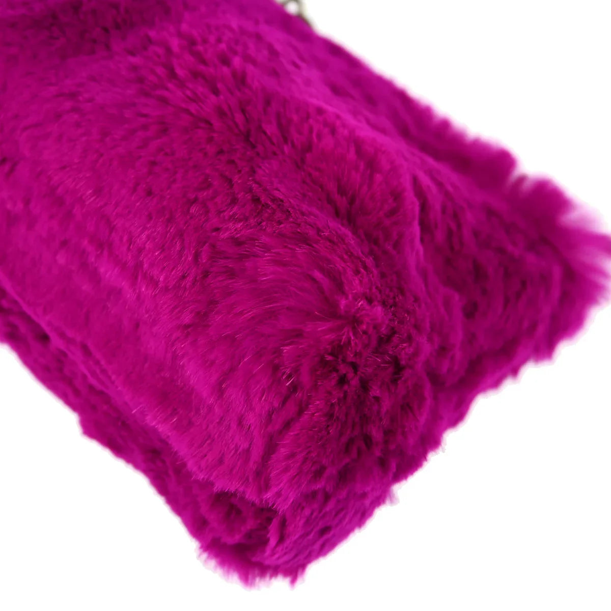 Chanel 2000-2001 Rabbit Fur Shoulder Bag