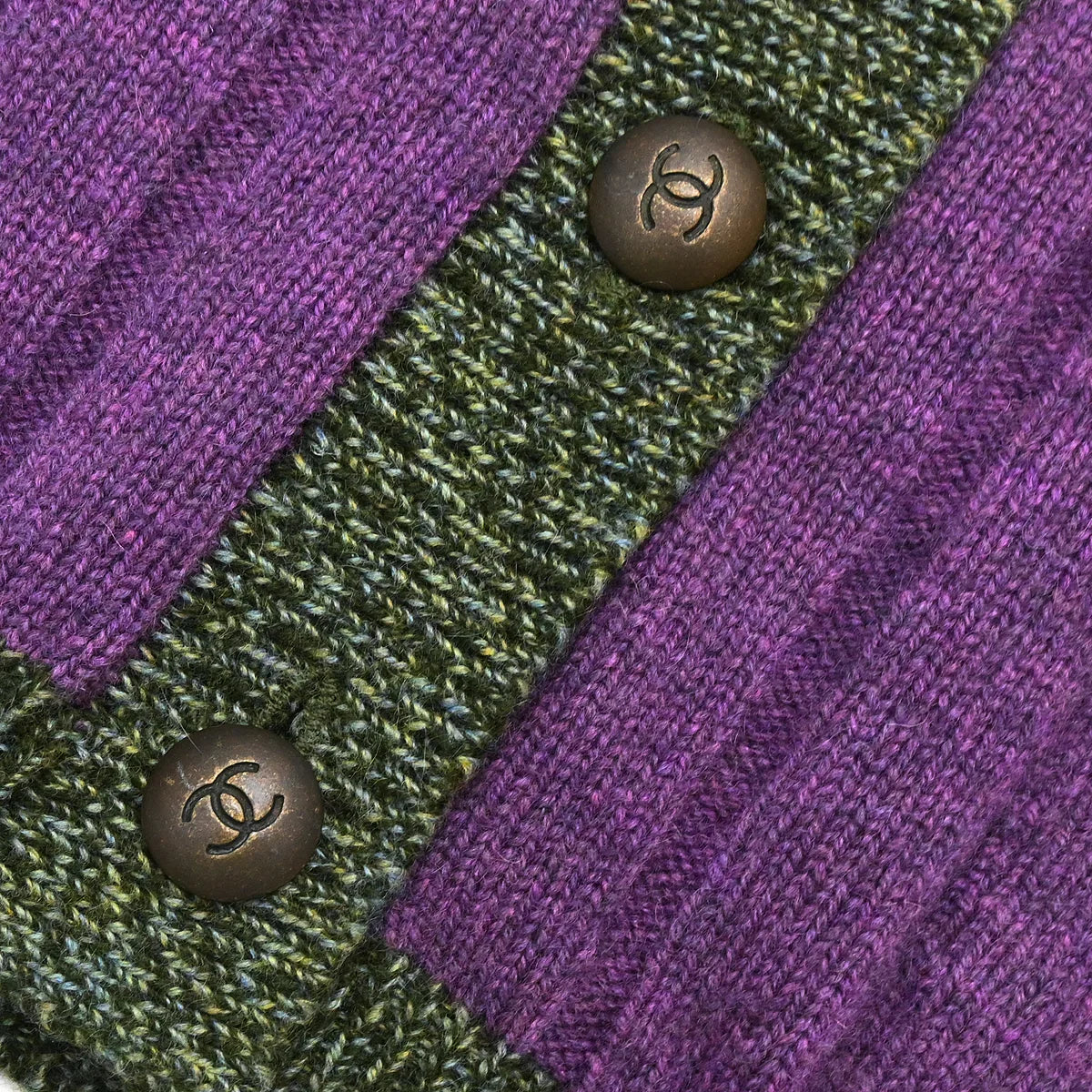Chanel 1997 Cardigan Purple #38