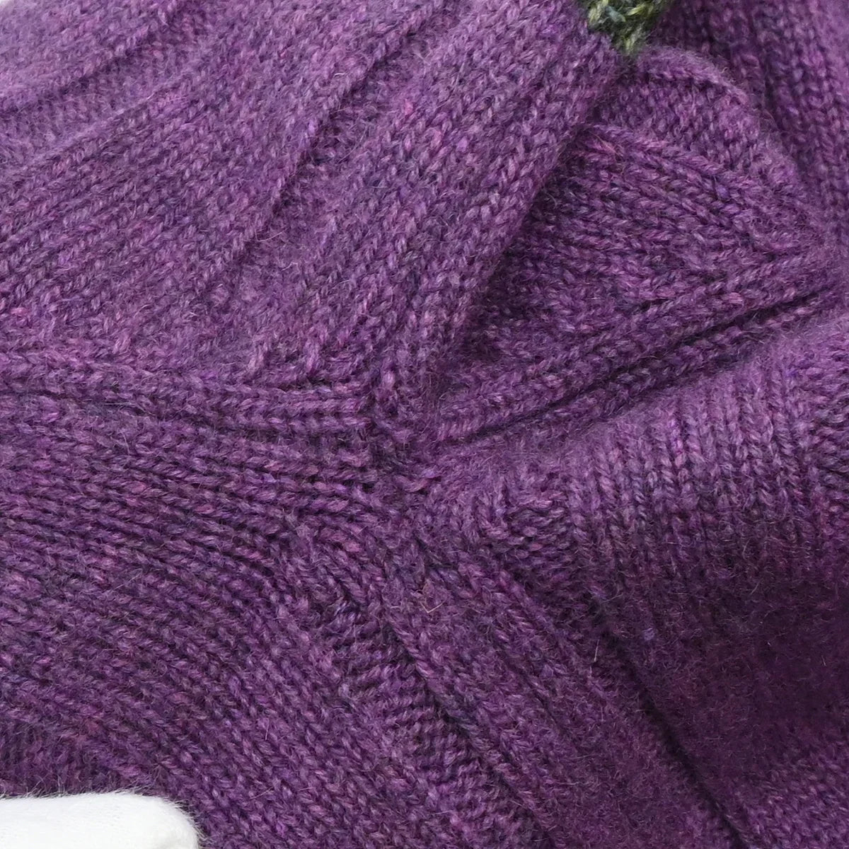 Chanel 1997 Short Sleeve Sweater Purple #38