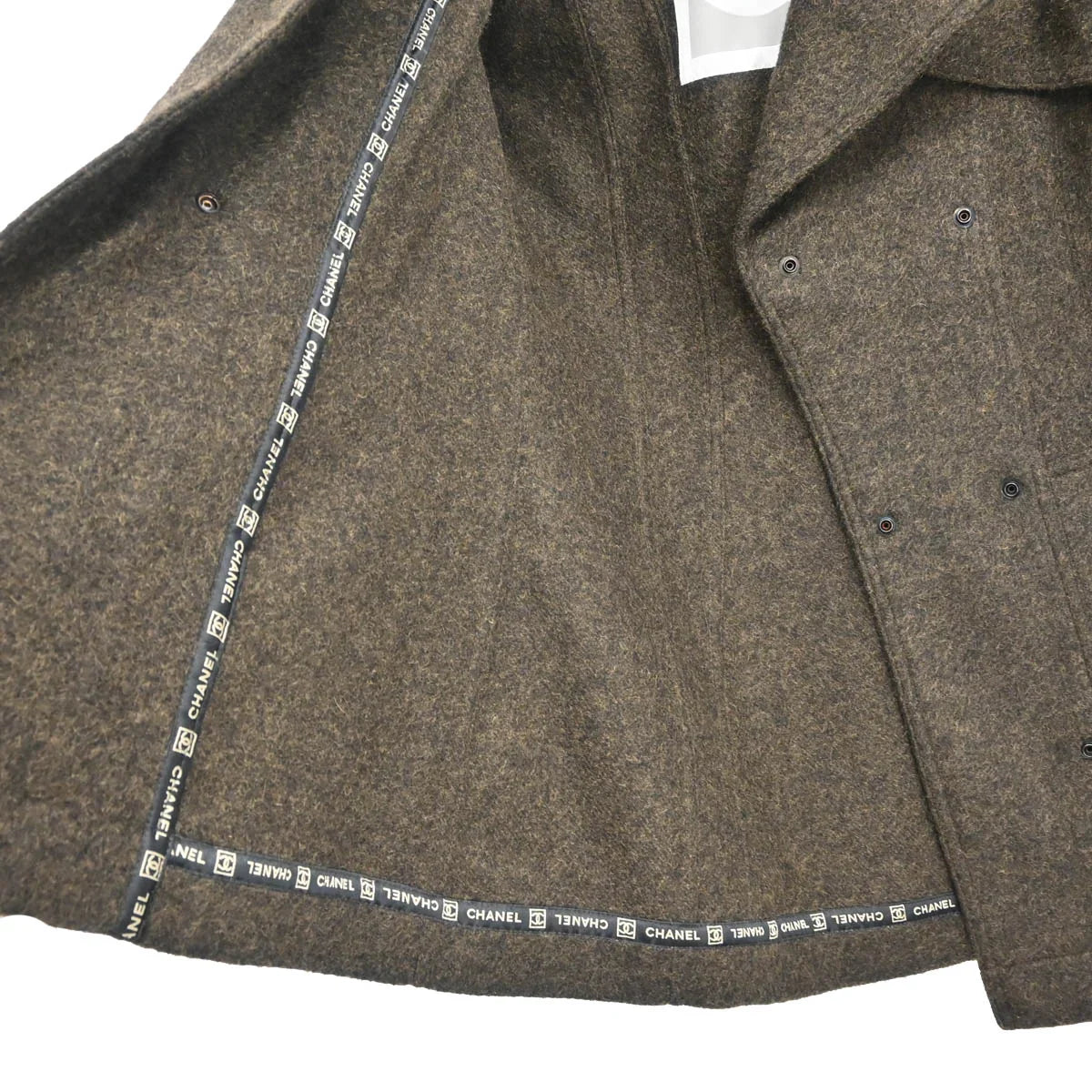 Chanel 2005 Sport Line Double Breasted Jacket Khaki #36