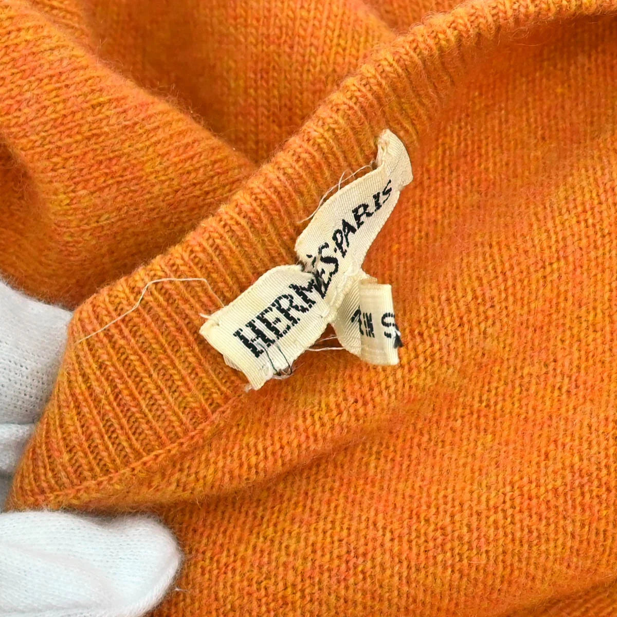 Hermes Ensemble Cardigan Top Orange #MEDIUM