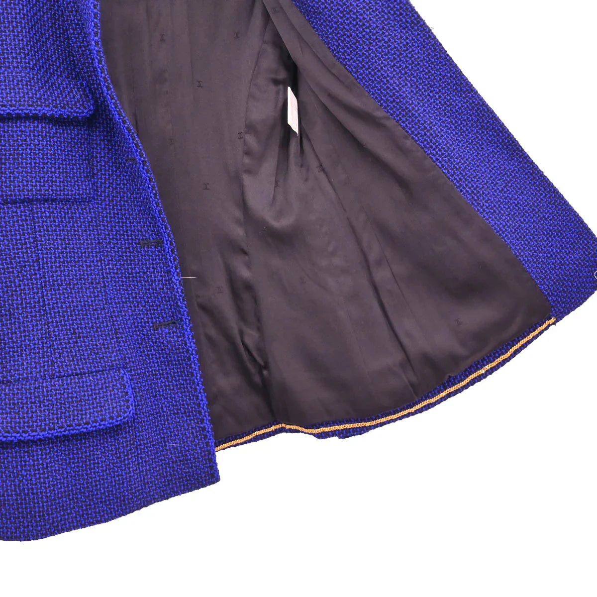 Chanel 1995 Skirt Suit Jacket Navy #40