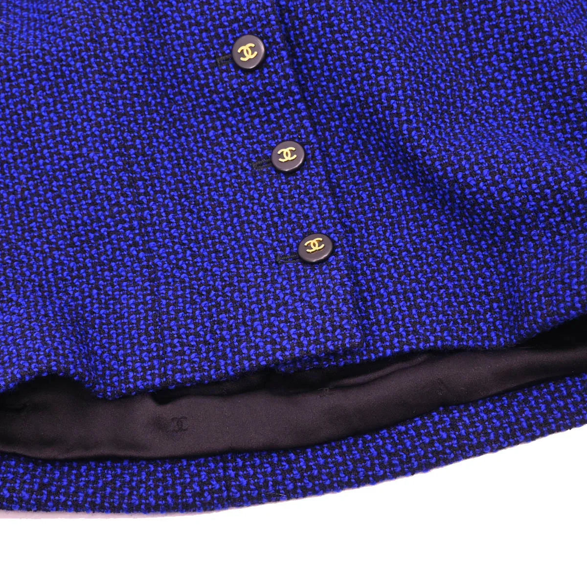 Chanel 1995 Skirt Suit Jacket Navy #40