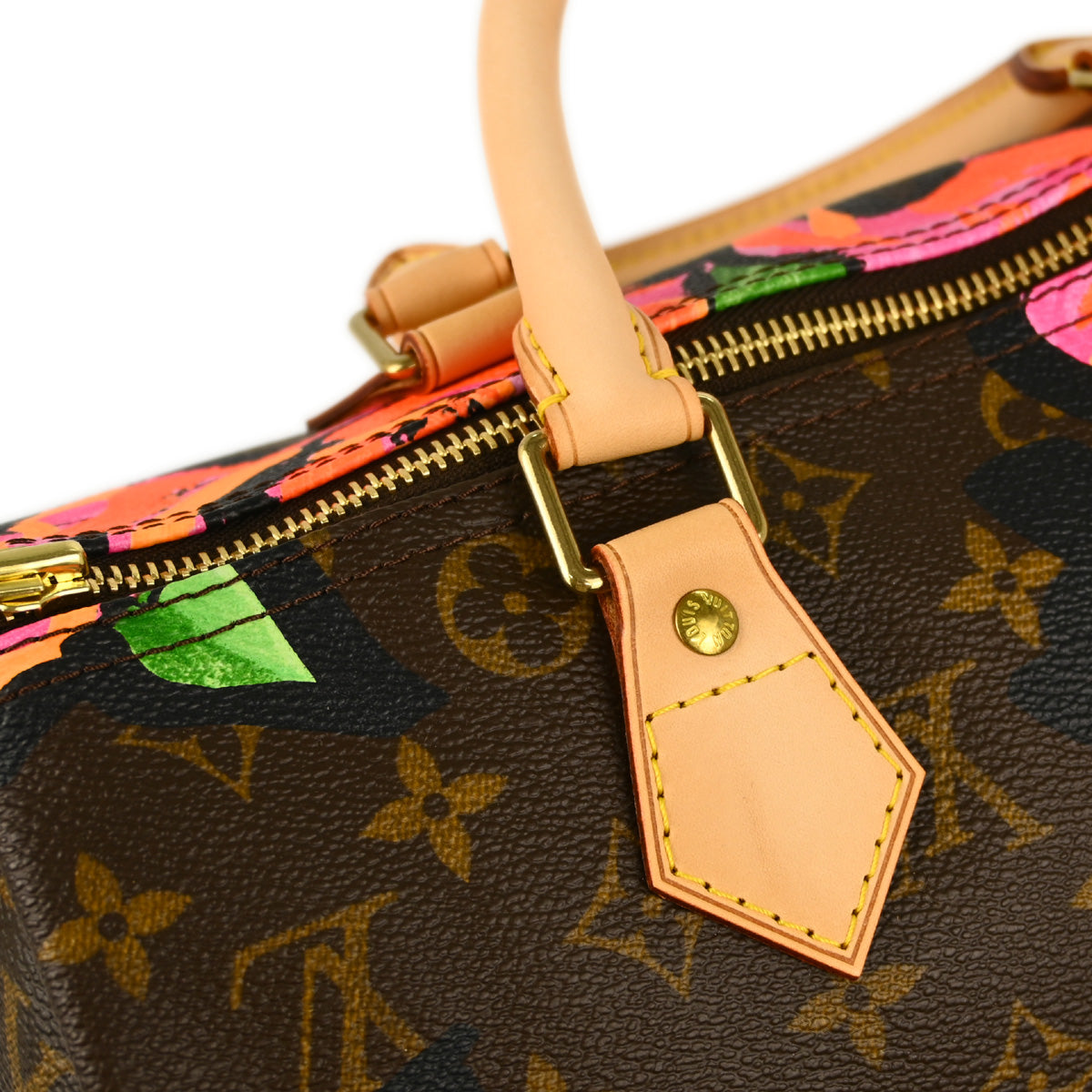 Louis Vuitton 2008 Monogram Rose Speedy 30 Handbag M48610