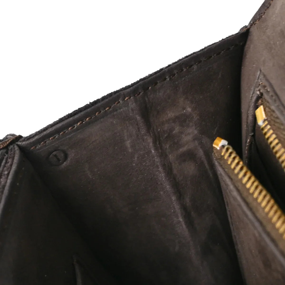 Hermes 1979 Brown Suede Alcazar Shoulder Bag