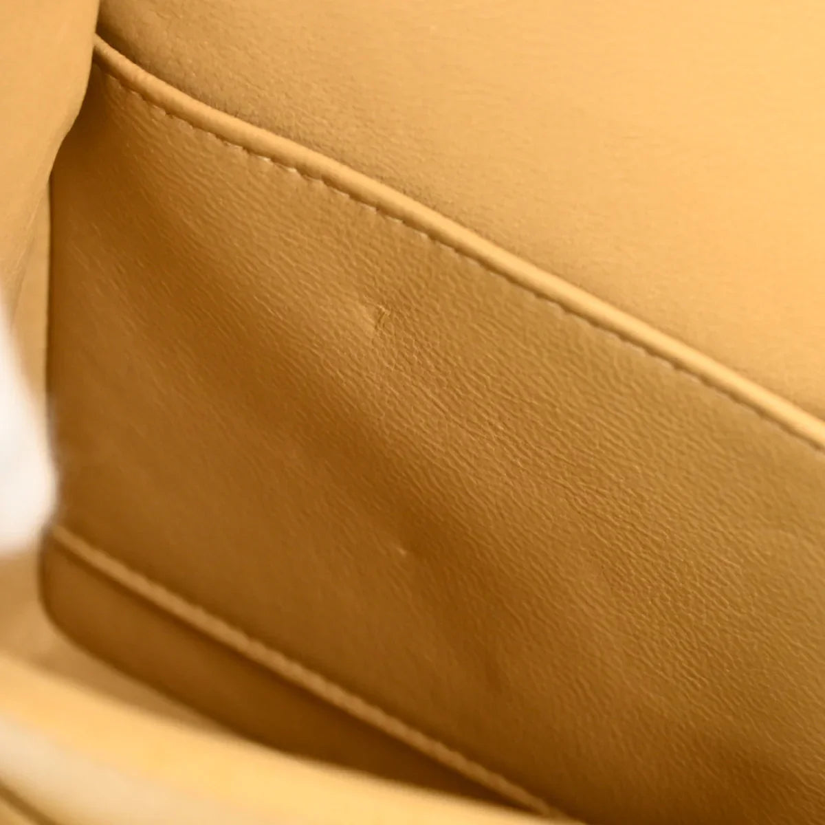 Chanel 2003-2004 Beige Caviar Medium Classic Double Flap Shoulder Bag