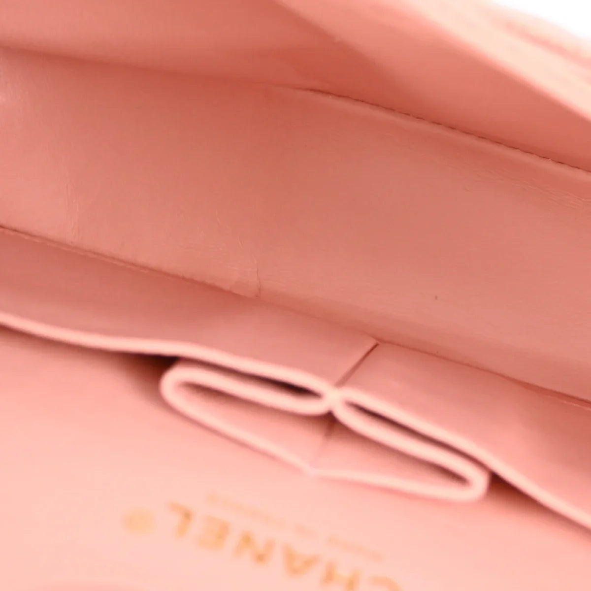 Chanel 2003-2004 Pink Caviar Small Classic Double Flap Shoulder Bag