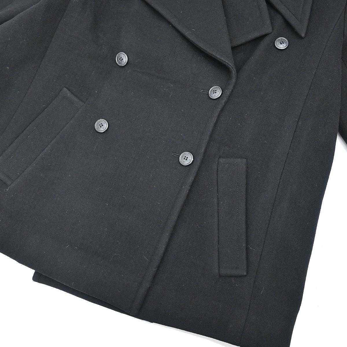Chanel 1998 Double Breasted Jacket Coat Black #38