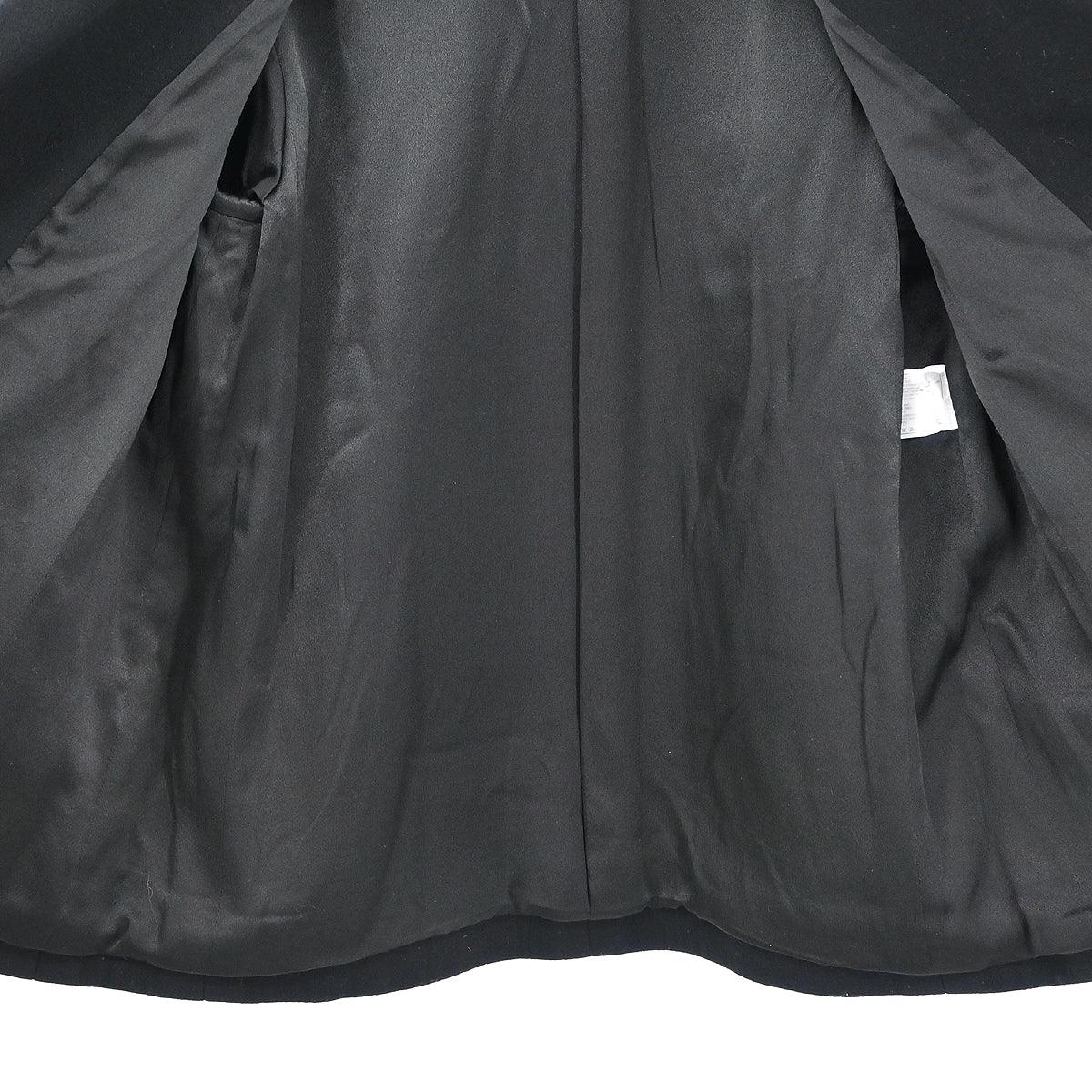 Chanel 1998 Double Breasted Jacket Coat Black #38