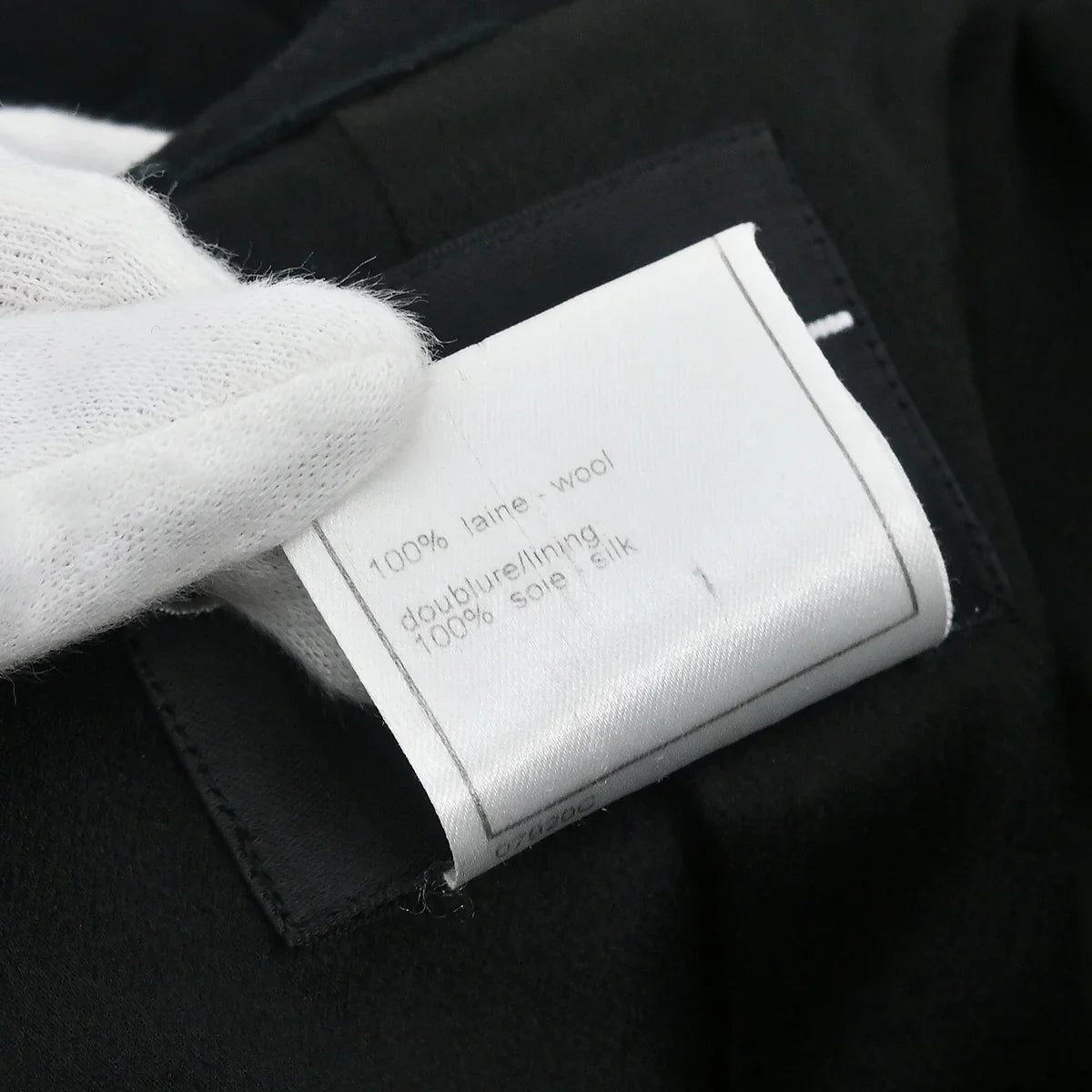 Chanel 1998 Double Breasted Jacket Coat Black #38