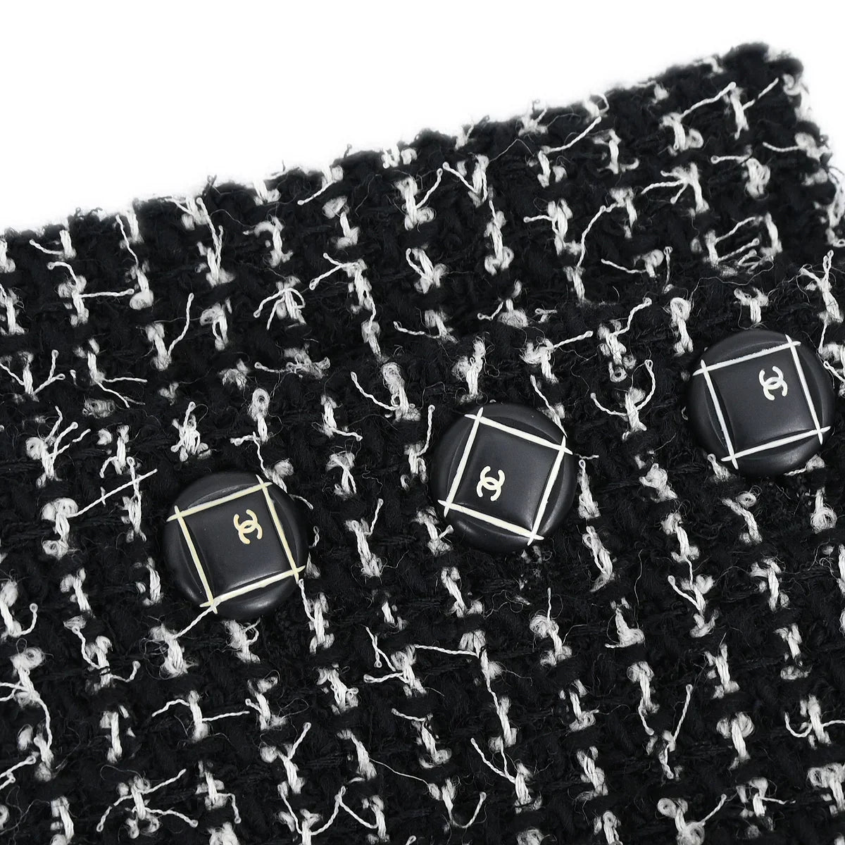 Chanel 2003 Setup Suit Jacket Skirt Black #38