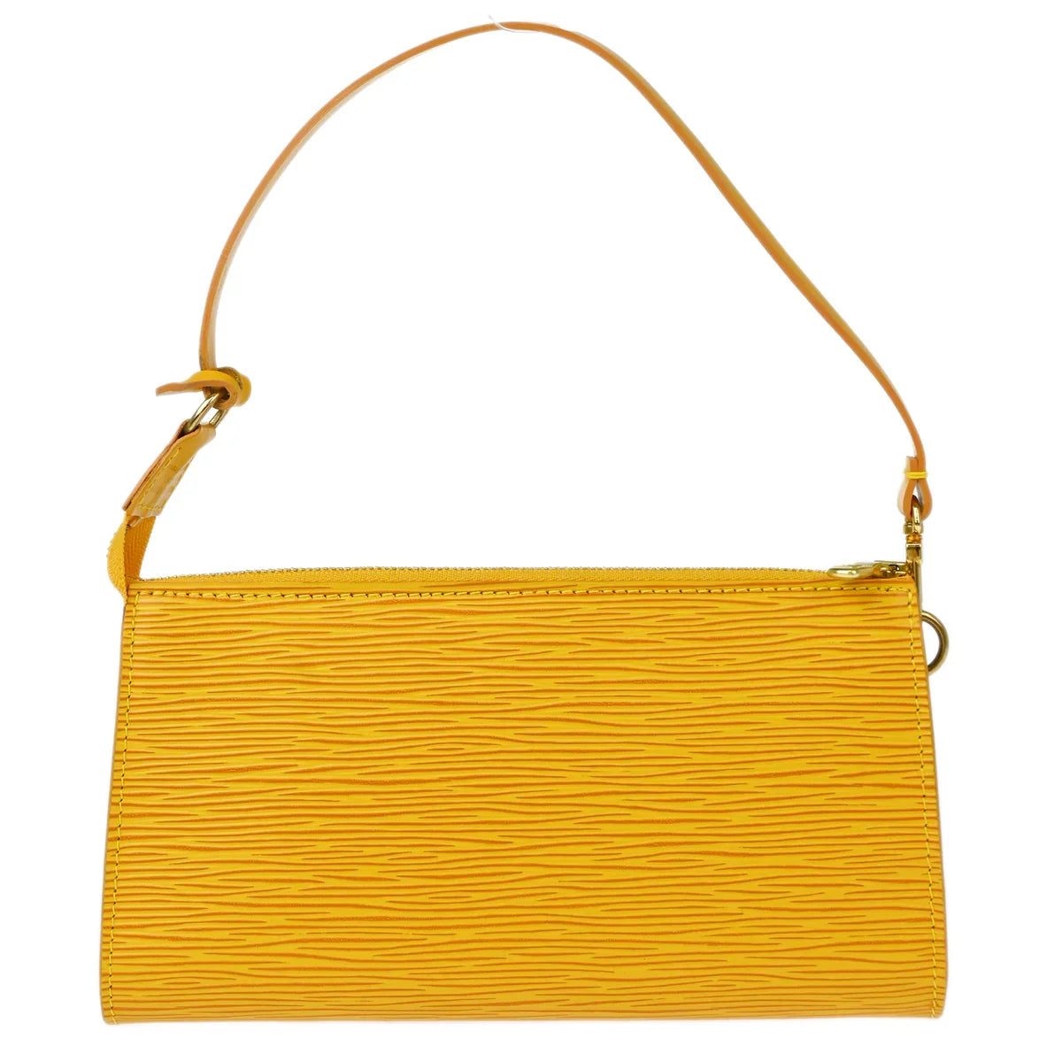 Louis Vuitton 2000 Yellow Epi Pochette Accessoires 21 Handbag M52959