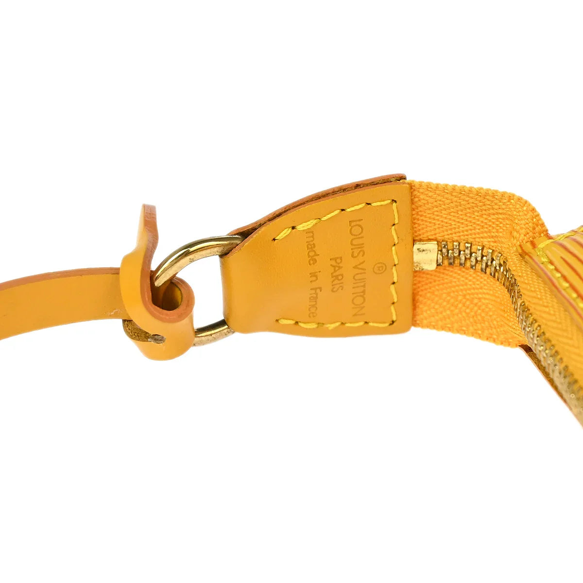 Louis Vuitton 2000 Yellow Epi Pochette Accessoires 21 Handbag M52959