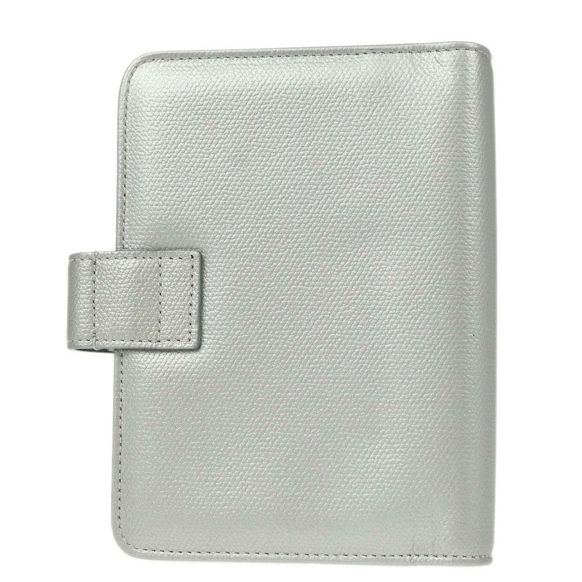 Chanel 2005-2006 Silver Caviar Note Book Cover Small Good