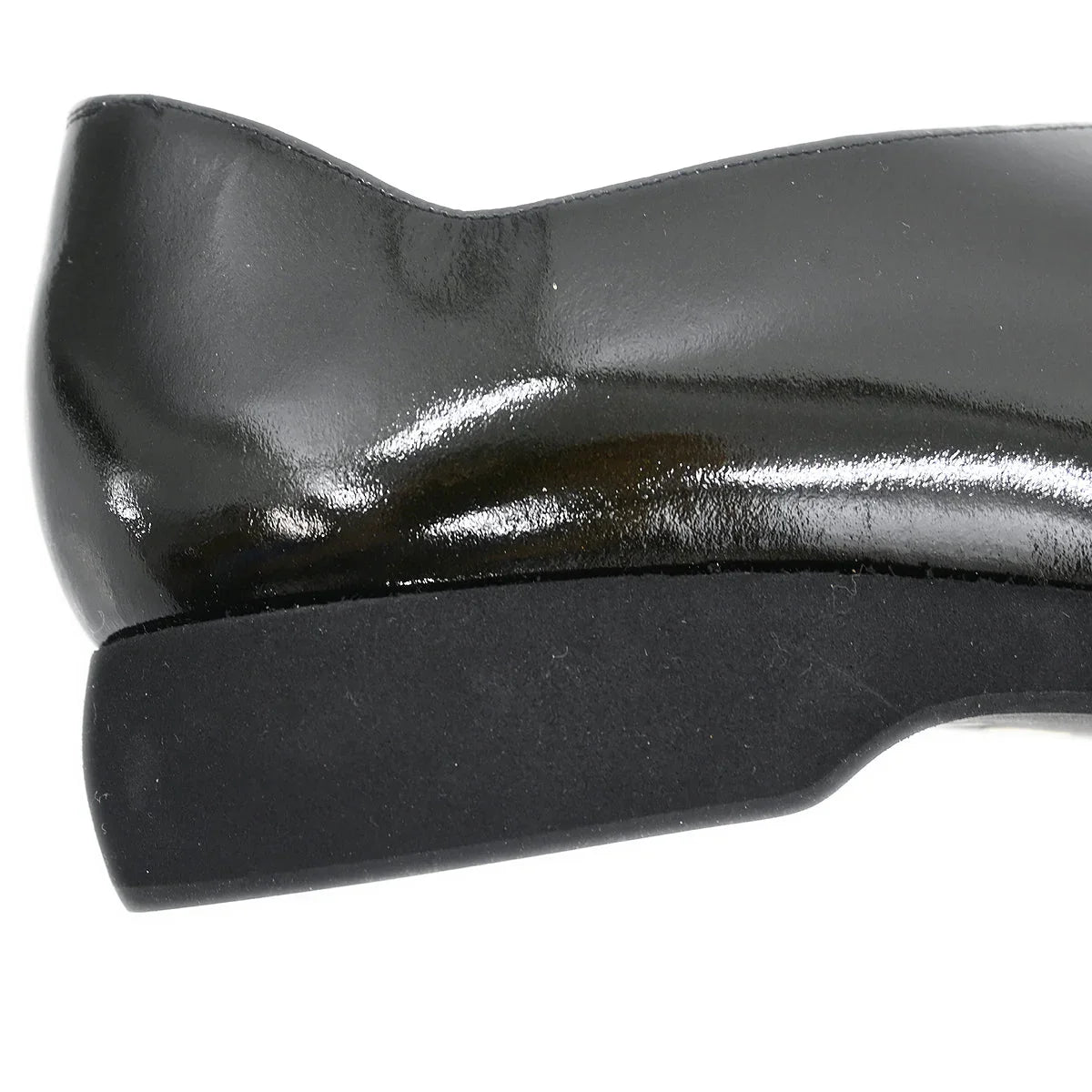 Chanel * Patent Leather Sandals Shoes #36
