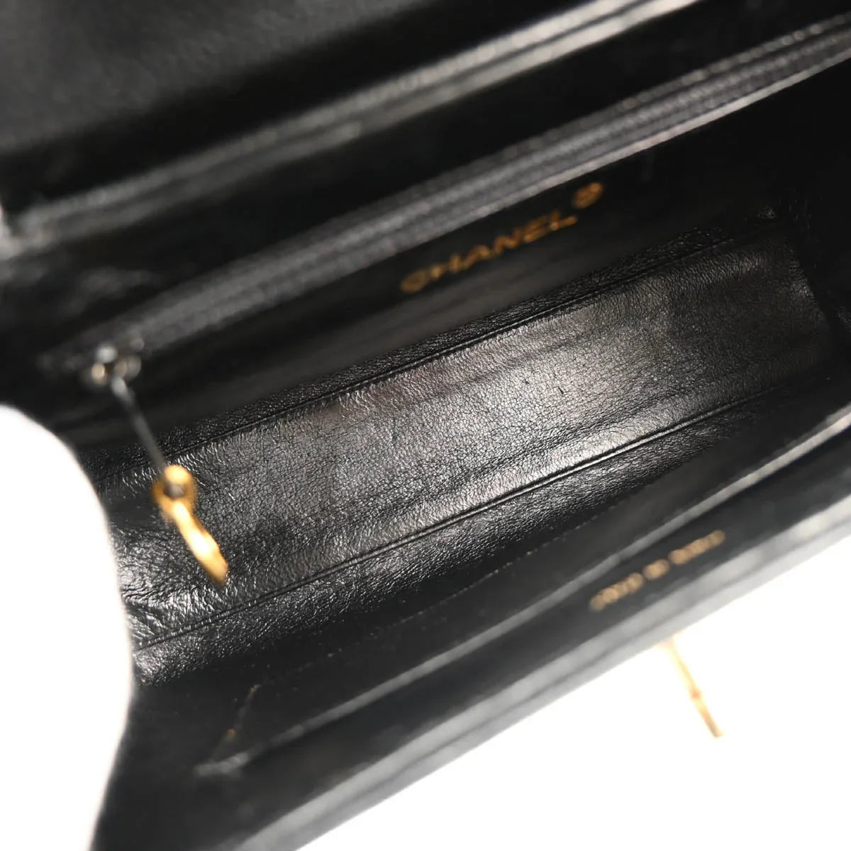 Chanel 1997-1999 Black Caviar Handbag