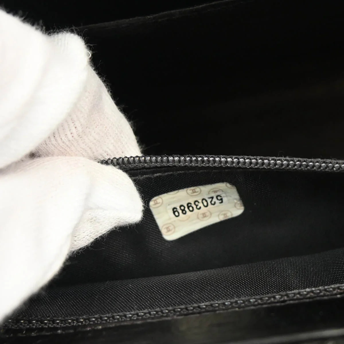 Chanel 1997-1999 Black Caviar Handbag
