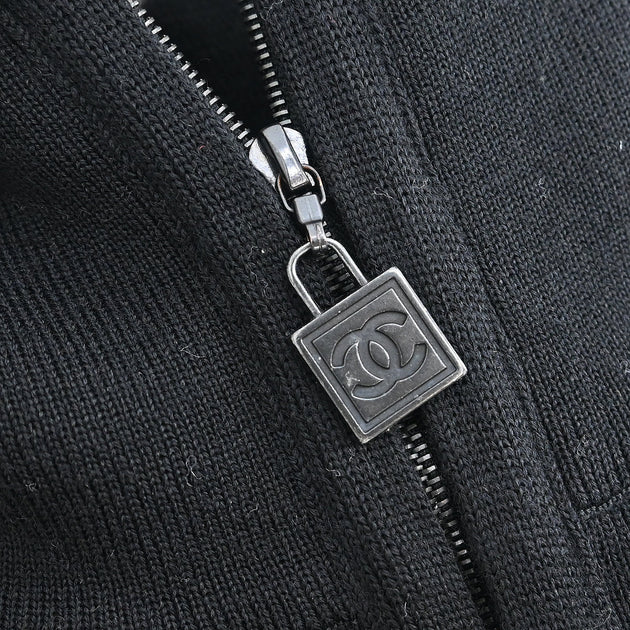 Chanel 2003 Zip Up Jacket Black #42 – AMORE Vintage Tokyo