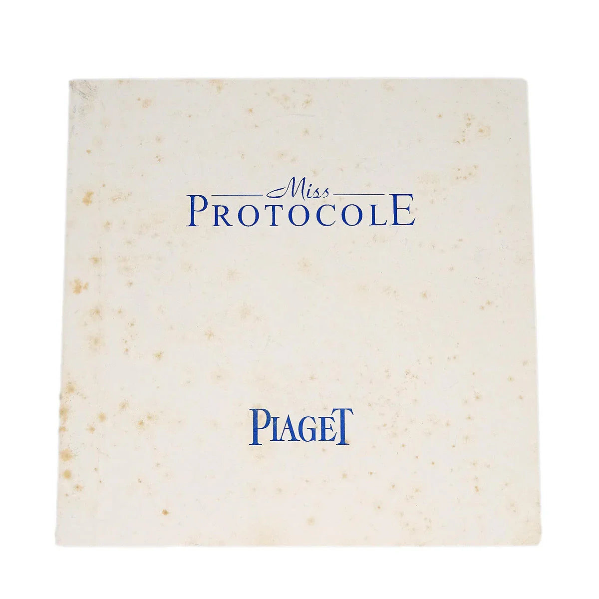 Piaget Miss Protocole Quartz Watch 18KYG Diamond