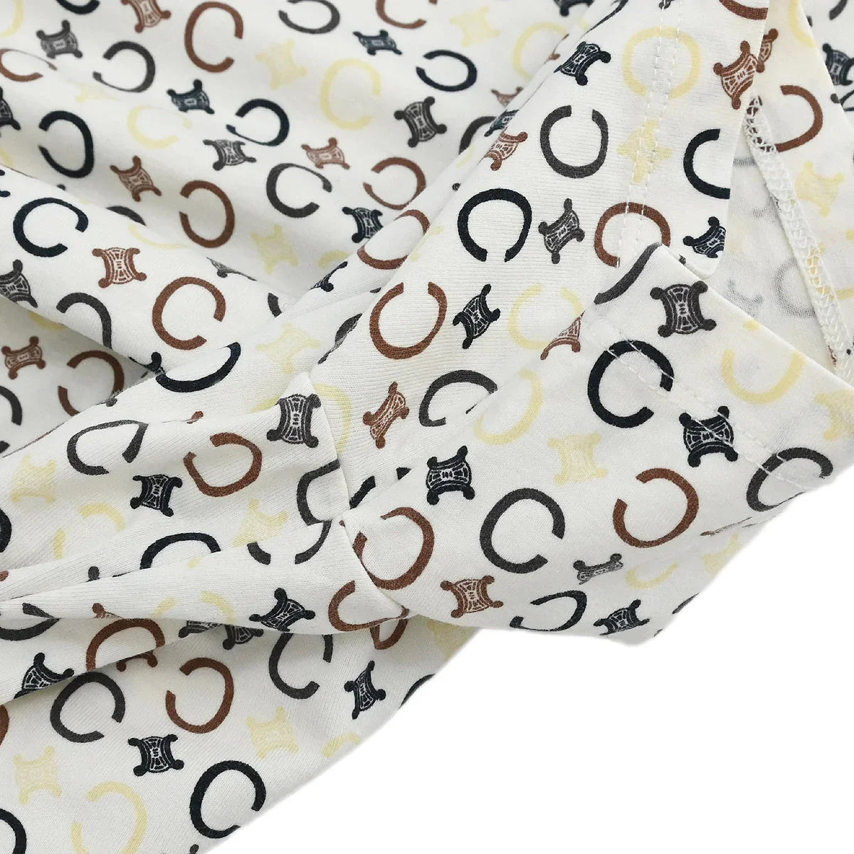 Celine C Macadam T-shirt White #M