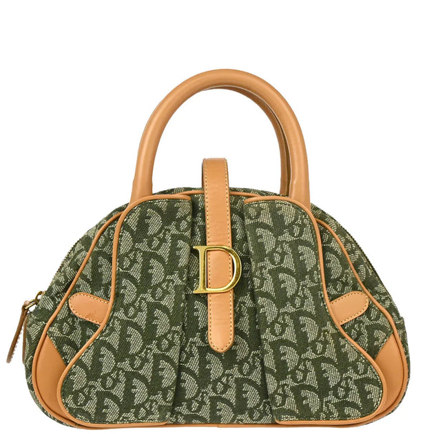 Christian Dior Green Double Saddle Trotter Handbag – AMORE Vintage 