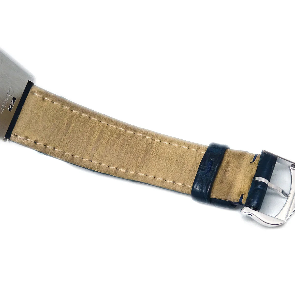 Cartier * Tank Basculante SM Ref.W1011158 Quartz Watch SS Crocodile