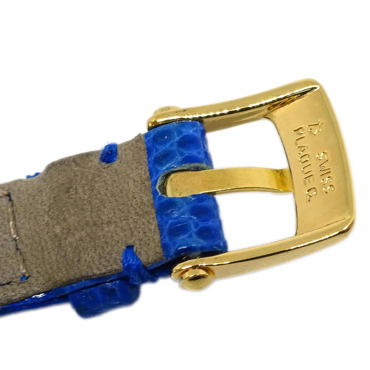 Van Cleef & Arpels * Ref.131964 YG Diamond Quartz Watch 18KYG Blue
