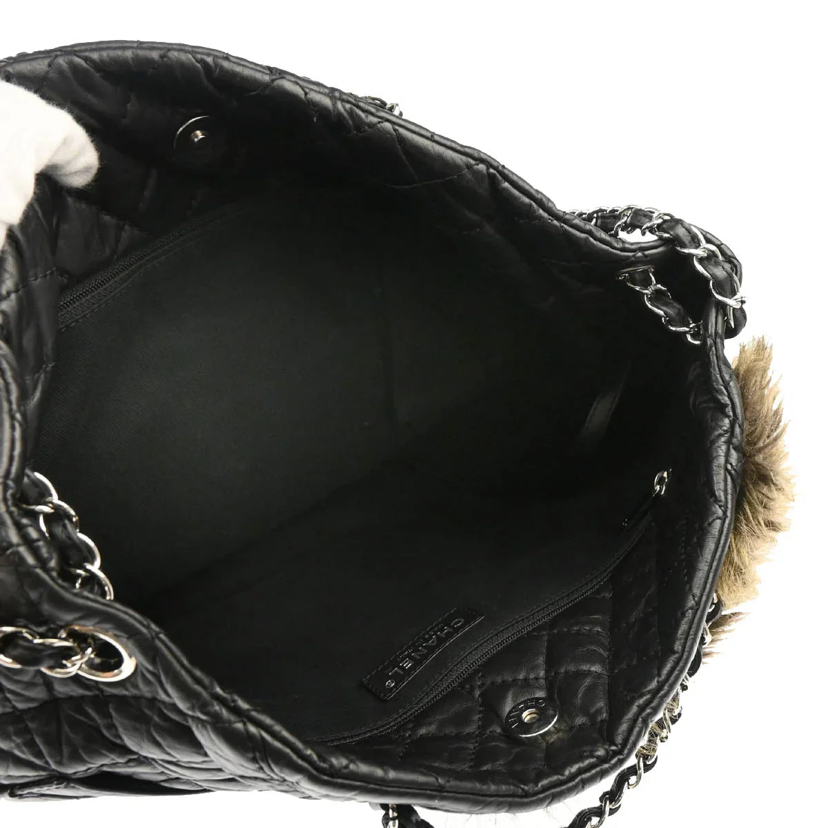 Chanel 2009-2010 Faux Fur XL Tote Bag