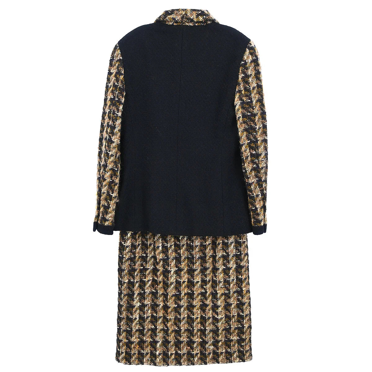 Chanel Setup Suit Jacket Skirt Brown 17 #36