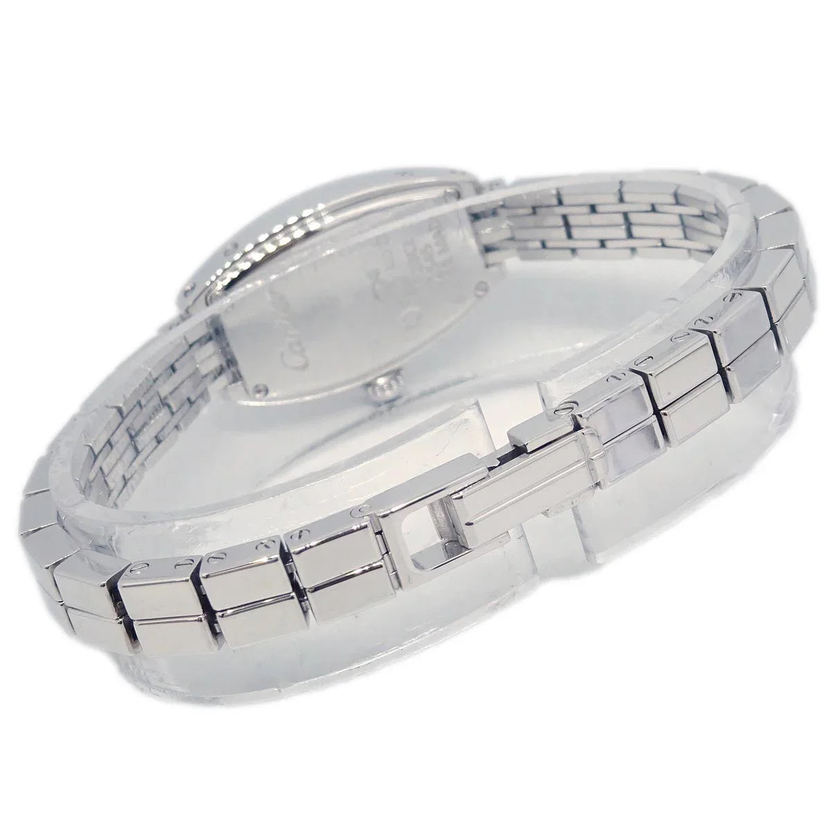 Syuuri Cartier Lanieres Tonneau Ref.2545 Quartz Watch 18KWG