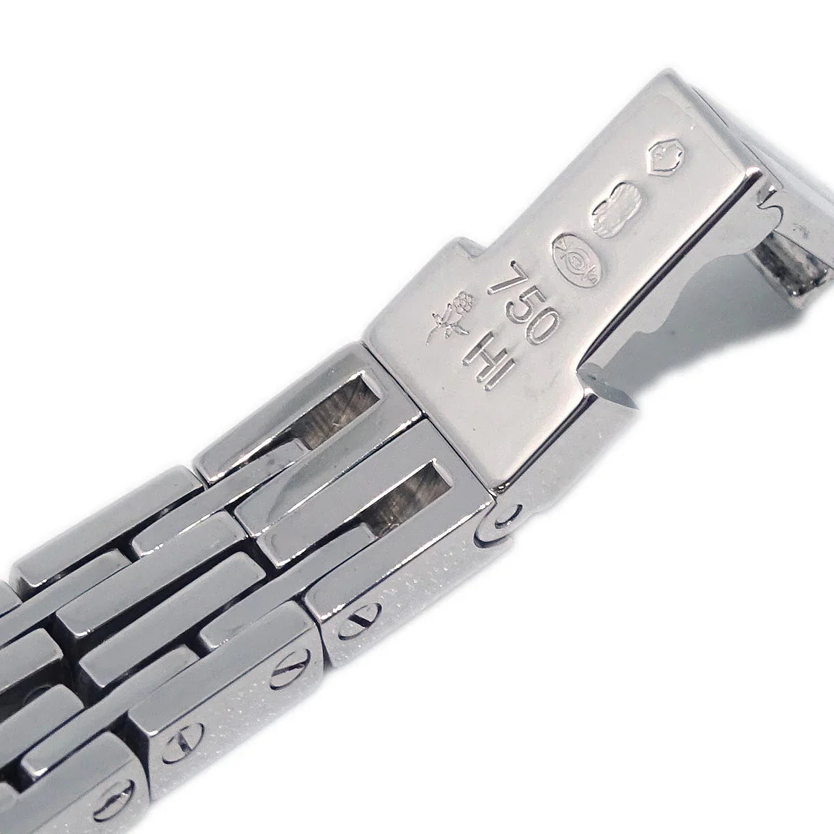 Syuuri Cartier Lanieres Tonneau Ref.2545 Quartz Watch 18KWG