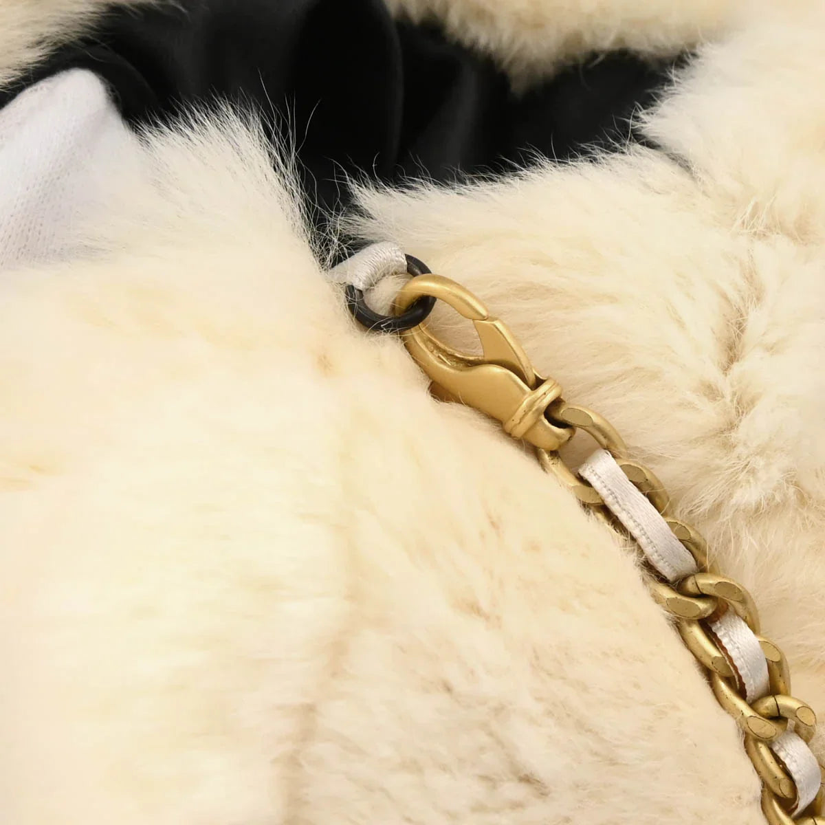 Chanel 2001 Rabbit Fur Arm Muff Bag
