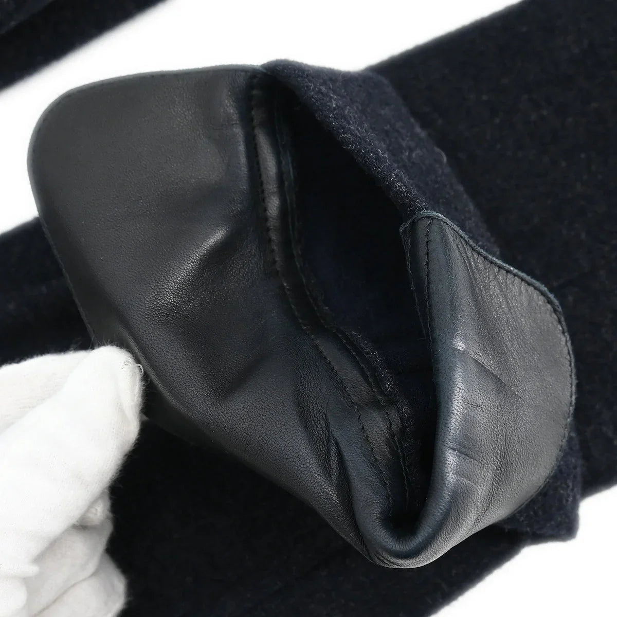 Chanel 2000 Coat Gray Navy #44