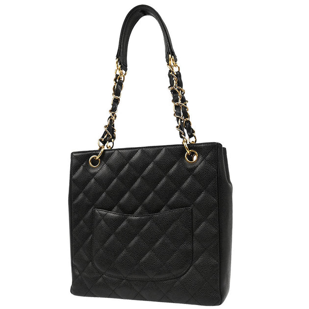 Chanel Vintage sellers Black Caviar CC