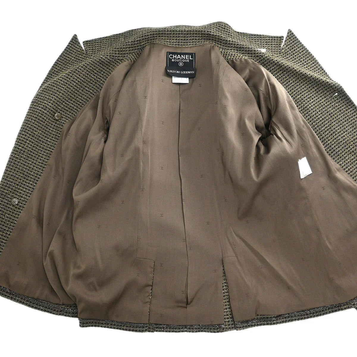 Chanel 1997 Double Breasted Jacket Brown #42