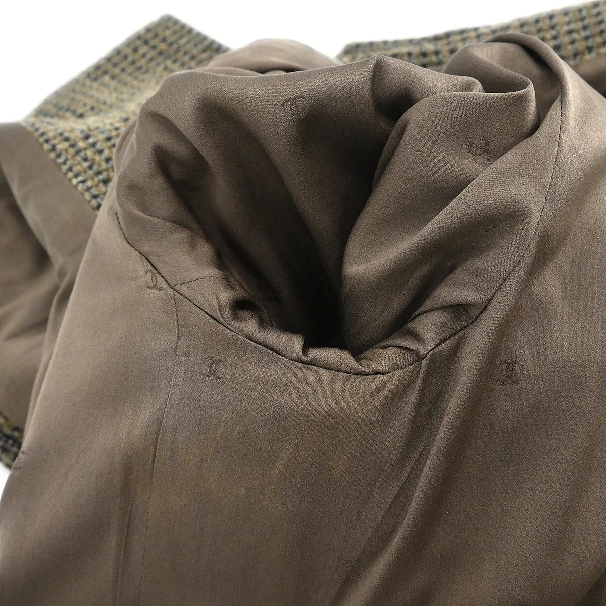 Chanel 1997 Double Breasted Jacket Brown #42