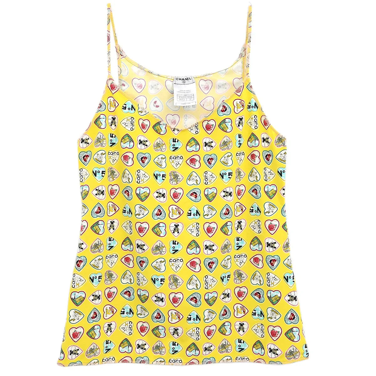 Chanel 2006 Camisole Top Yellow #38