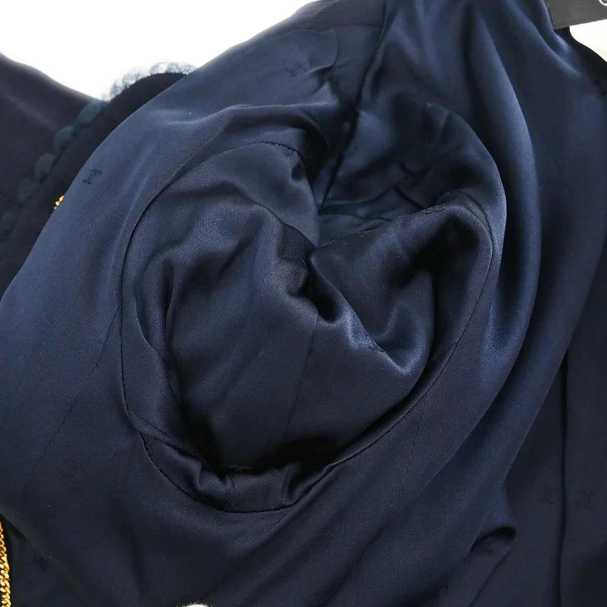 Chanel 1995 Setup Jacket Pants Navy #40