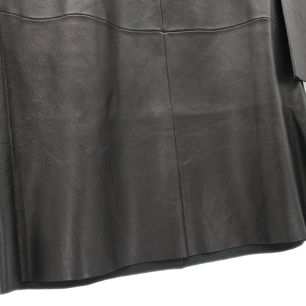 Hermes Zip Up Dress Black #38