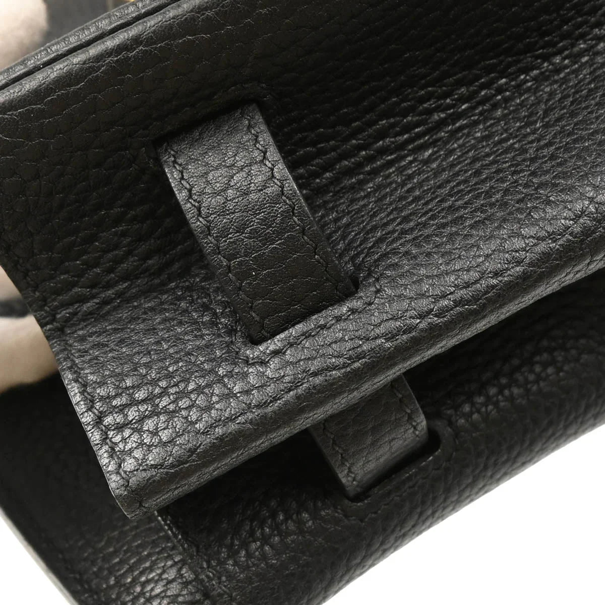 Hermes 2001 Black Togo Birkin 45 Handbag