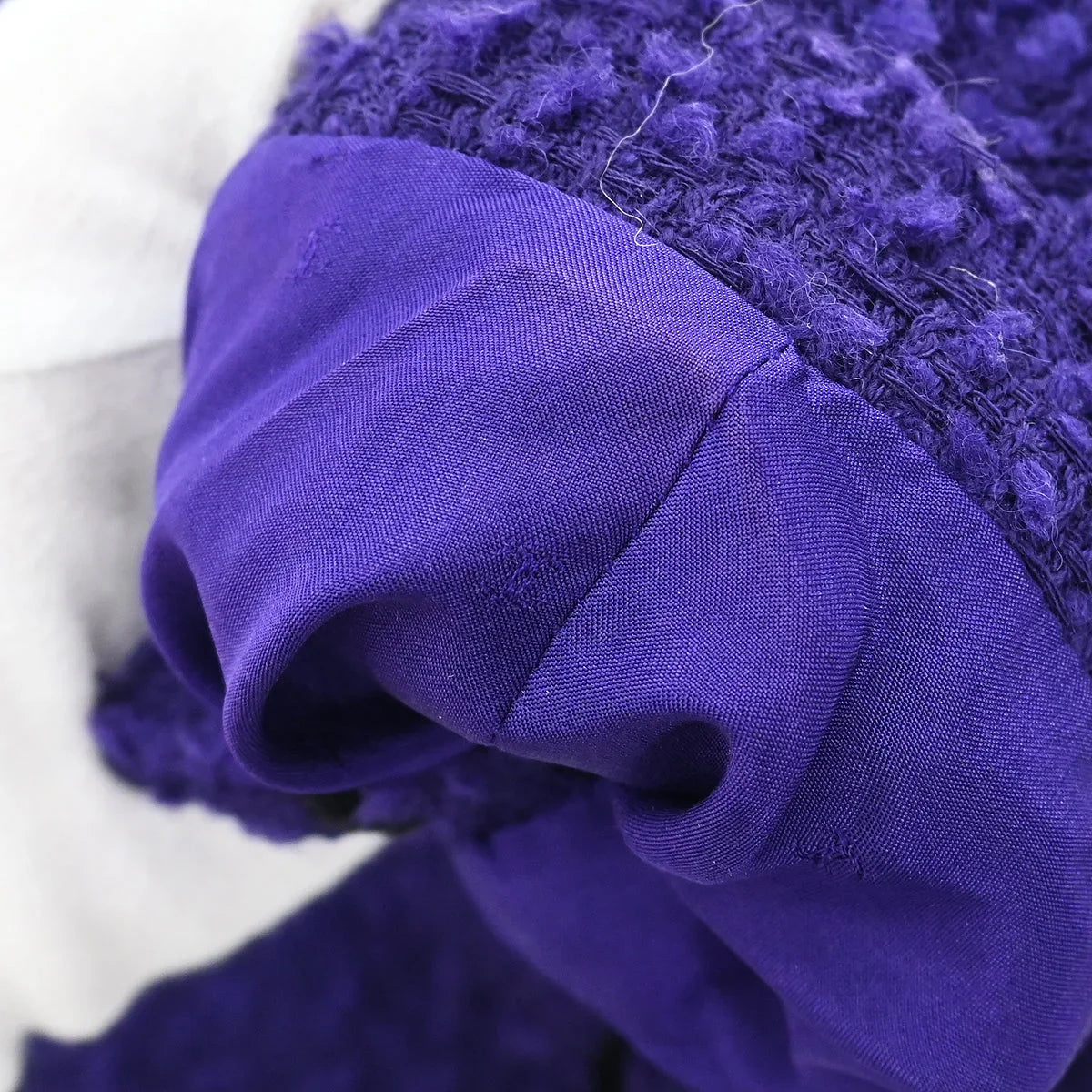 Chanel 1993 Setup Suit Jacket Skirt Purple #38