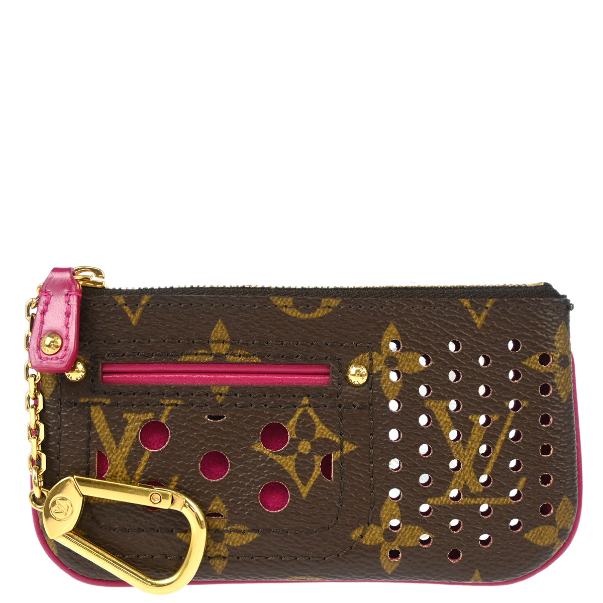 Louis Vuitton 2006 Monogram Perfo Pochette Cles Coin Purse M95223