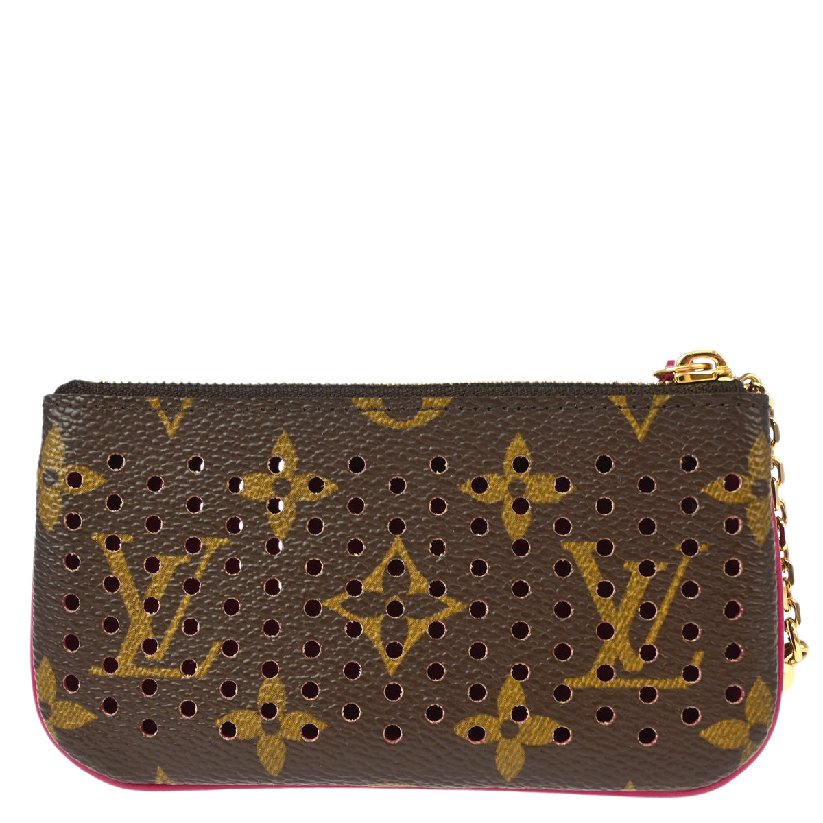 Louis Vuitton 2006 Monogram Perfo Pochette Cles Coin Purse M95223
