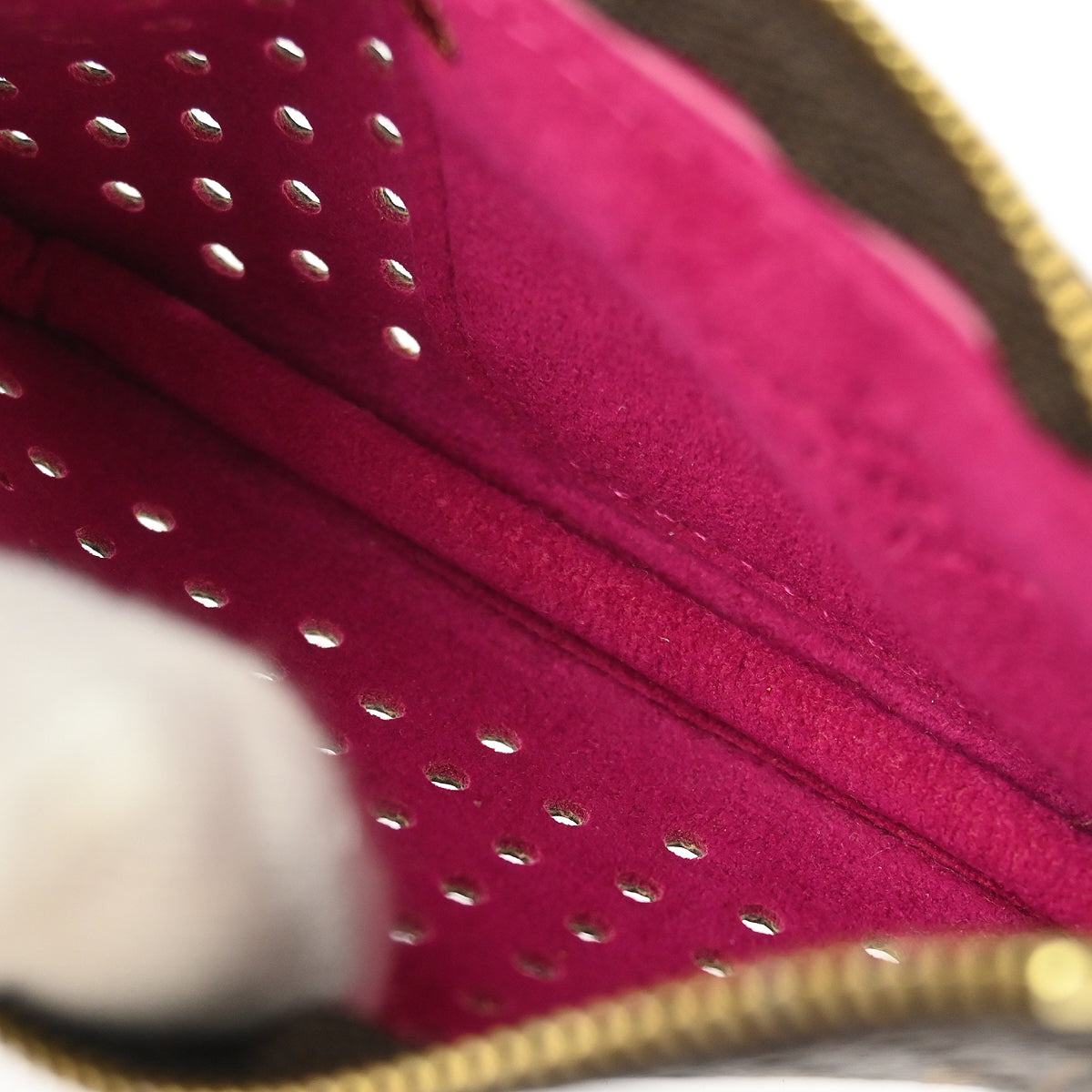 Louis Vuitton 2006 Monogram Perfo Pochette Cles Coin Purse M95223