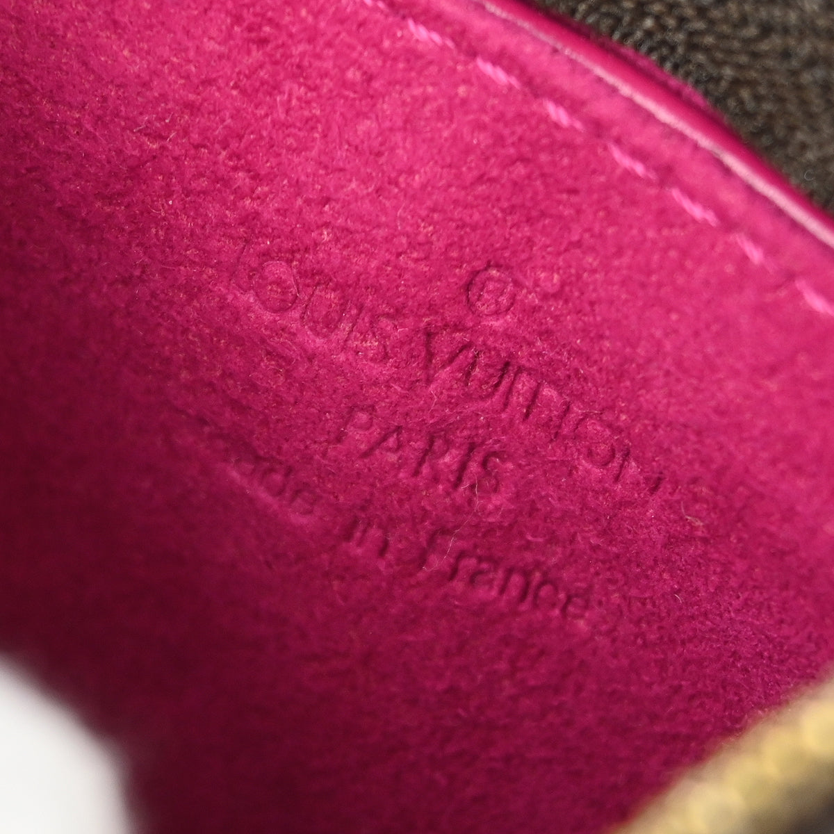 Louis Vuitton 2006 Monogram Perfo Pochette Cles Coin Purse M95223