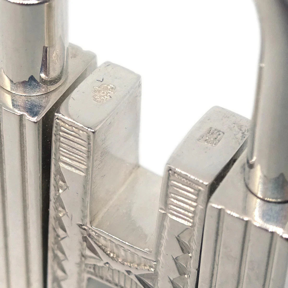 Hermes Touareg H Cadena Sterling Silver Small Good