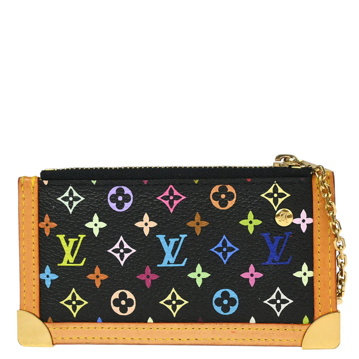 Louis Vuitton 2005 Multicolor Pochette Cles Coin Case Wallet M92654